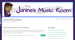 Desktop Screenshot of janinesmusicroom.com